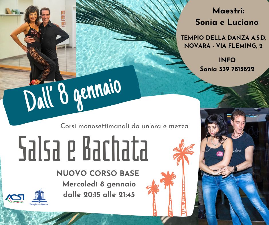 gennaio Salsa bachata 24-25